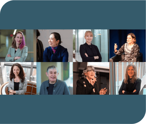 8 female faculty