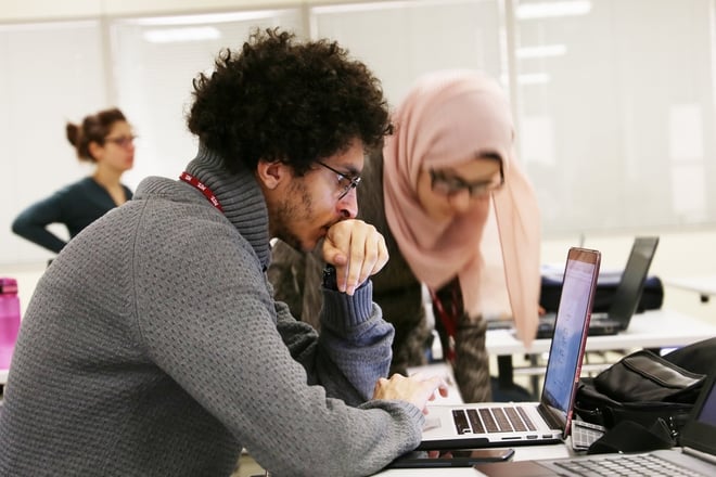 Refugees taking DEDP courses will study the root causes of poverty, while also developing skills in economics and data analysis that will enable them to build data-driven approaches to help drive positive change.