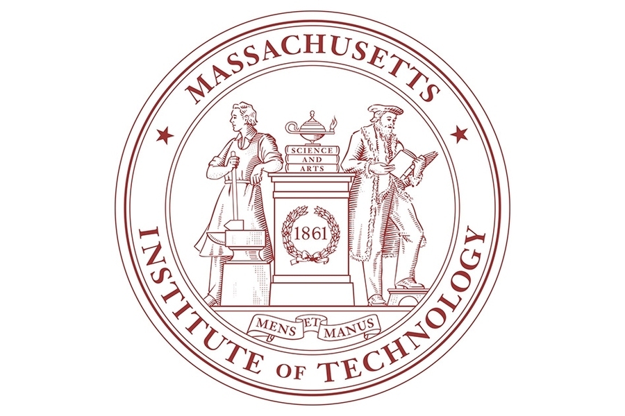 Massachusetts Institute of Technology seal with image of the craftsman, scholar, Mens et manus motto, science and art, and the year 1861