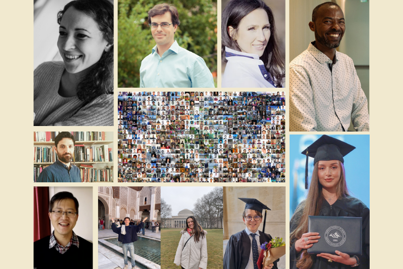 Photo collage of learners